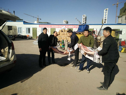 心系一線送溫暖  五會(huì)精神鼓干勁