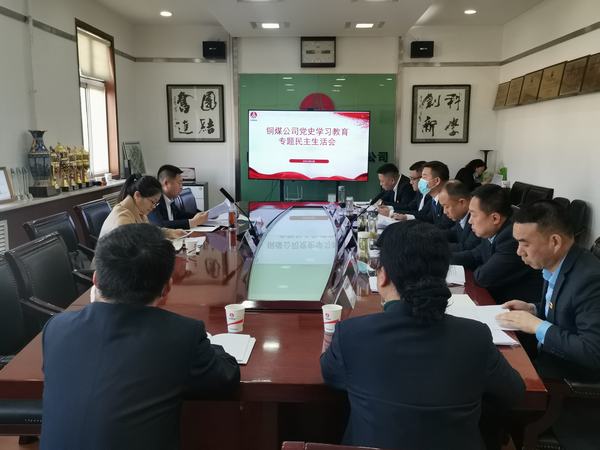 陜煤建設(shè)銅煤公司召開黨史學(xué)習(xí)教育專題民主生活會
