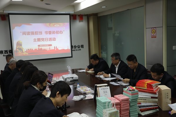 陜煤建設(shè)路橋分公司開展“閱讀強擔(dān)當(dāng) 書香沁初心”主題黨日活動