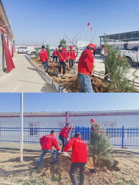陜煤建設礦建二公司：這個春天 “植”得期待