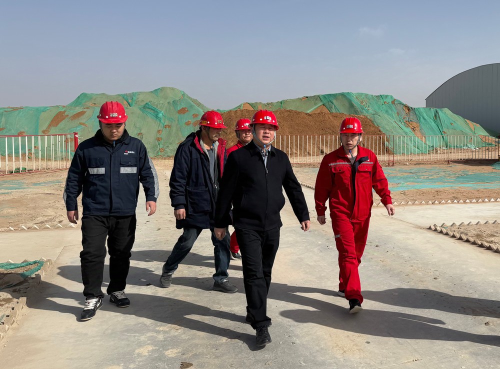 趙敬凱到陜煤建設(shè)礦建三公司檢查指導工作